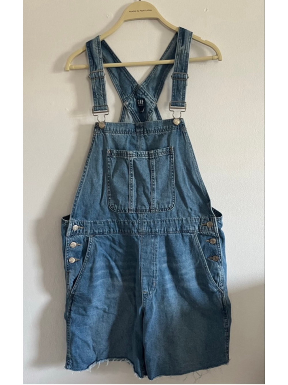 Gap denim shorts overalls size L - Picture 2 of 11